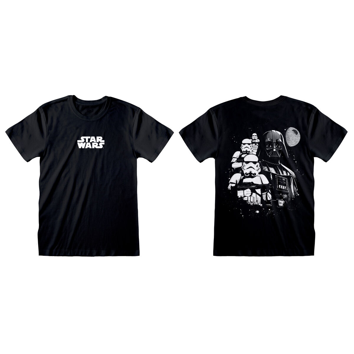 Short Sleeve T-Shirt Star Wars Collage Black Unisex S