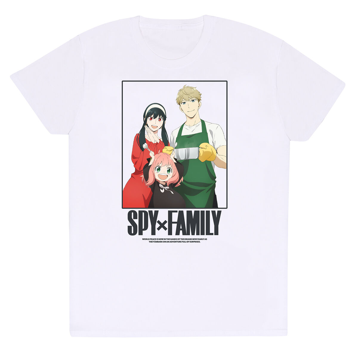 Short Sleeve T-Shirt Spy X Family Full Of Surprises White Unisex L